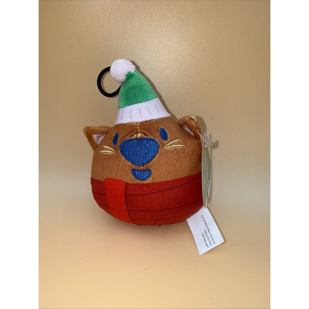 Creatology Stocking Stuffer Christmas Cat Squishy Plush Ornament